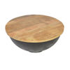 Picture of CARMIN' Houston Salontafel 76 cm Zwart Mangohout