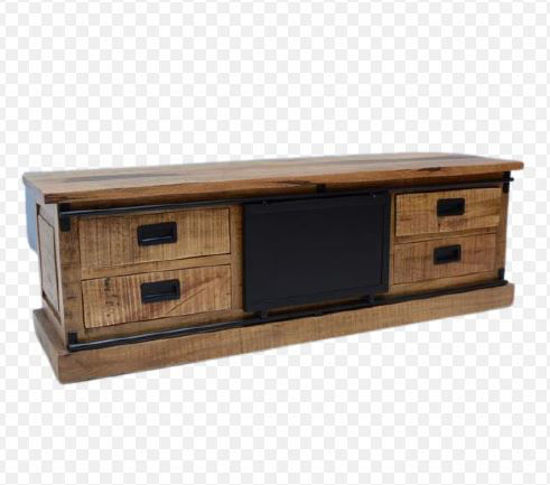 bewondering Reis Mark Carmin Furniture. Logan TV-Meubel 155 cm Mangohout