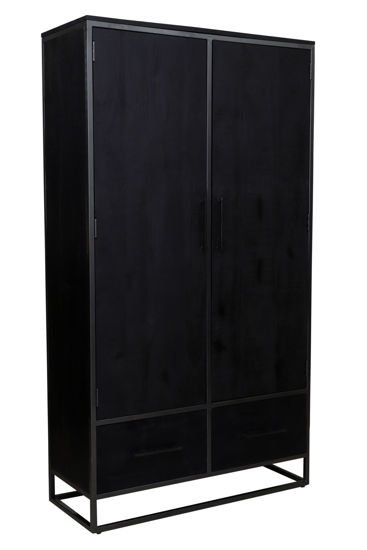 Picture of Carmin' Opbergkast Frankfurt 180 cm Mangohout Black