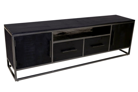 Picture of Carmin' TV-Meubel Frankfurt 180 cm Mangohout Black