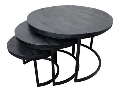 Picture of Alaska Salontafel 76 cm Mangohout Black