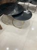 Afbeeldingen van Andre Salontafel Set Van 2 Marmer Goud 75 cm