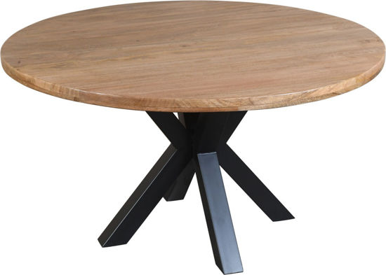 Picture of Leon Eettafel 110 cm (3+2 cm) Mangohout